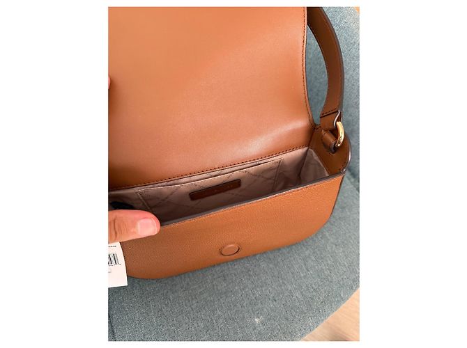 Saco de ombro Michael Kors Samira em couro castanho Marrom - vista 4