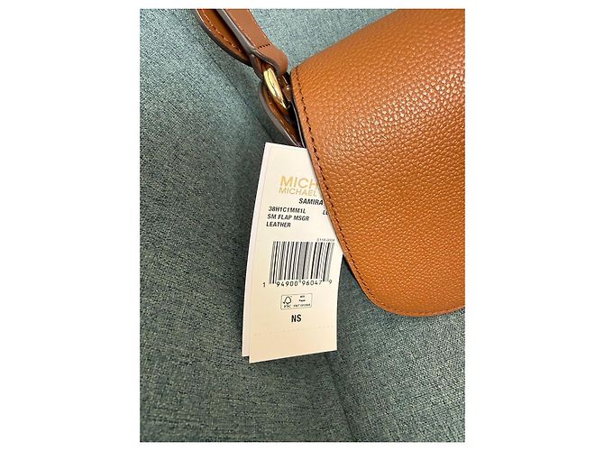 Saco de ombro Michael Kors Samira em couro castanho Marrom - vista 5
