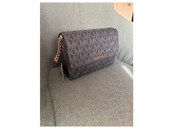 Michael Kors Borsa a Tracolla Monogram Blu Navy Blu scuro Monogramma - vista 2