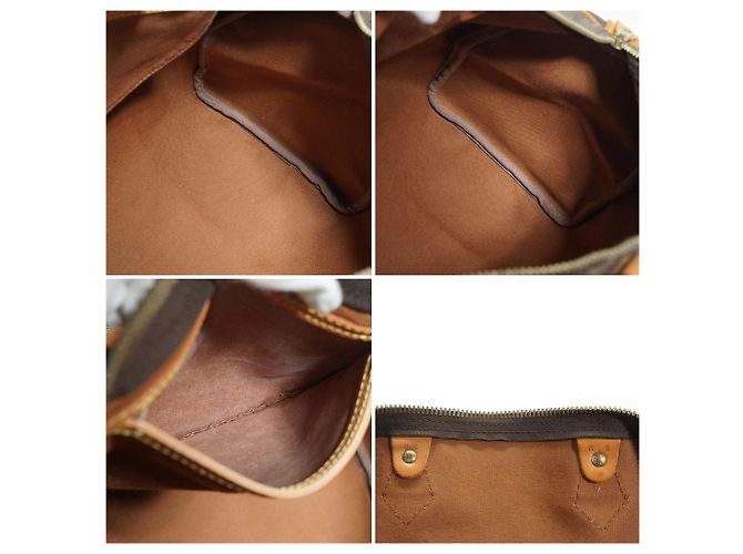 Louis Vuitton Vintage Monogram Canvas Speedy 35 Duffle Bag Braun - Ansicht 6