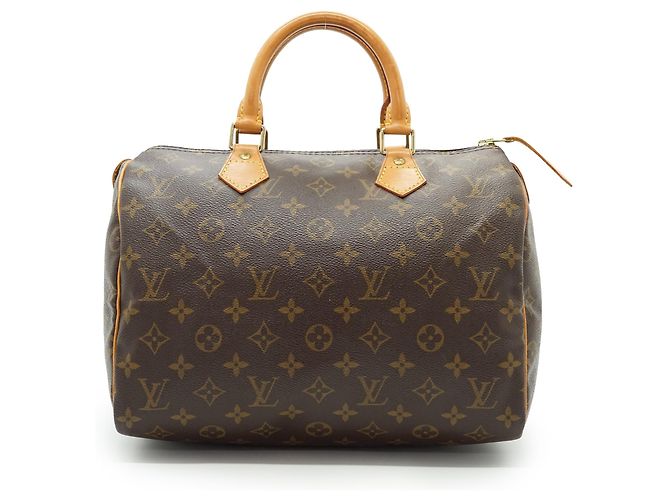 Louis Vuitton Vintage Monogram Canvas Speedy 30 Handtasche Braun - Ansicht 2