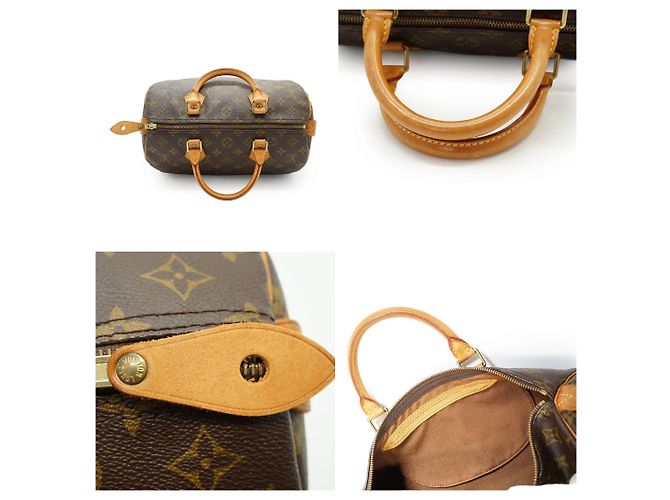 Louis Vuitton Vintage Monogram Canvas Speedy 30 Handtasche Braun - Ansicht 5