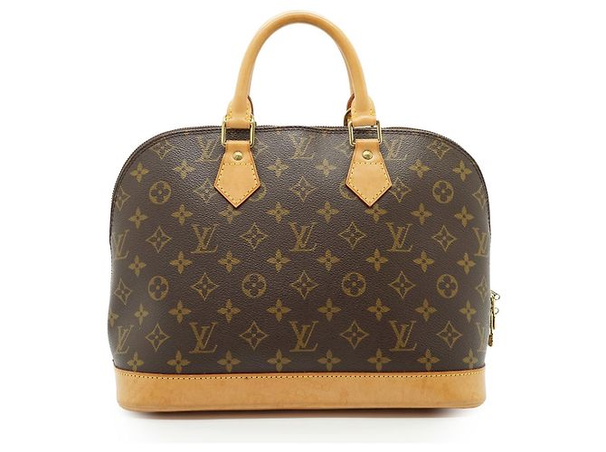 Louis Vuitton Alma PM Handtasche aus Monogram Canvas Vintage Braun - Ansicht 2