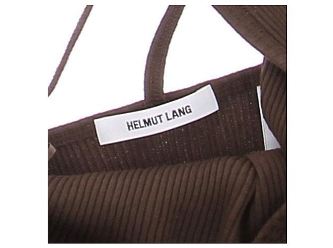Top de algodón marrón Helmut Lang Castaño - vista 6