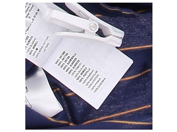 Camiseta de rayas azul marino Miu Miu de algodón - vista 6