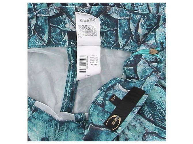 Top de seda turquesa Just Cavalli - vista 5