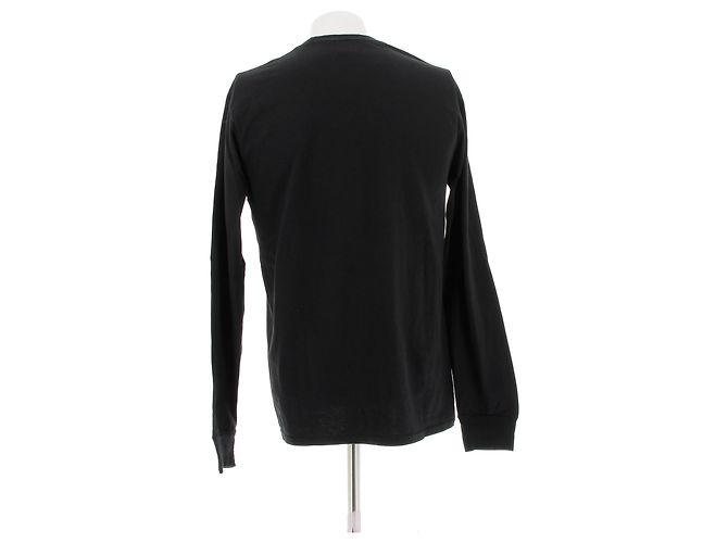 Autre Marque T-shirt nera a maniche lunghe "Noah" Nero - vista 3