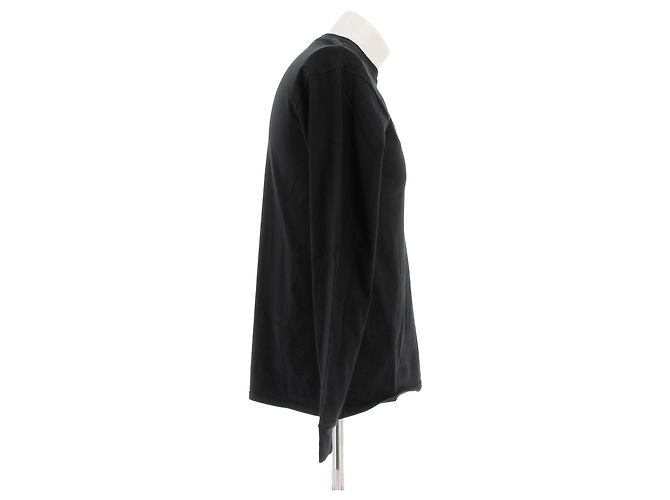 Autre Marque T-shirt nera a maniche lunghe "Noah" Nero - vista 4