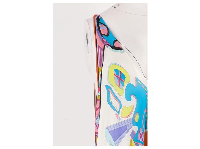 Emilio Pucci Seidenkleid Weiß - Ansicht 3