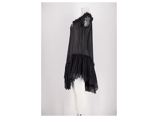 Vestido de algodón negro Jean Paul Gaultier - vista 5