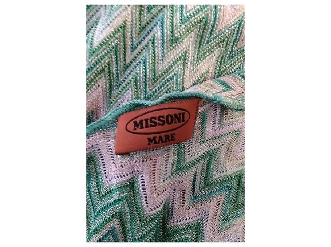 Vestido largo Missoni verde de viscosa - vista 7