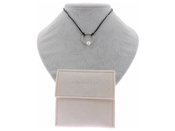 Autre Marque ASHERALI Sofia Choker Cord Weißgold Silber - Ansicht 6