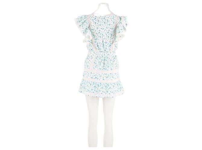 Autre Marque Love Shack Fancy Baumwollkleid weiß - Ansicht 6