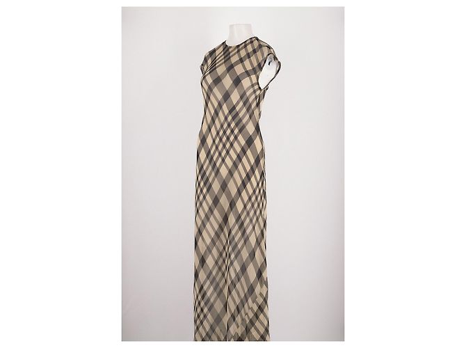 Autre Marque VRG GRL Langes Kleid Beige - Ansicht 4