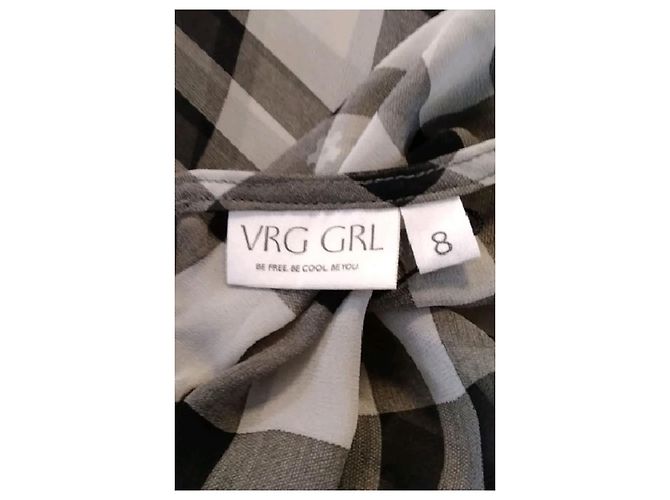 Autre Marque VRG GRL Langes Kleid Beige - Ansicht 7