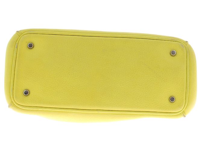 Autre Marque Diorissimo Lederhandtasche Gelb - Ansicht 6