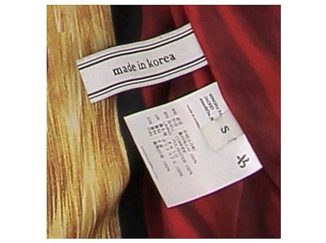 Autre Marque Giacca in pelle marrone grigio - vista 6