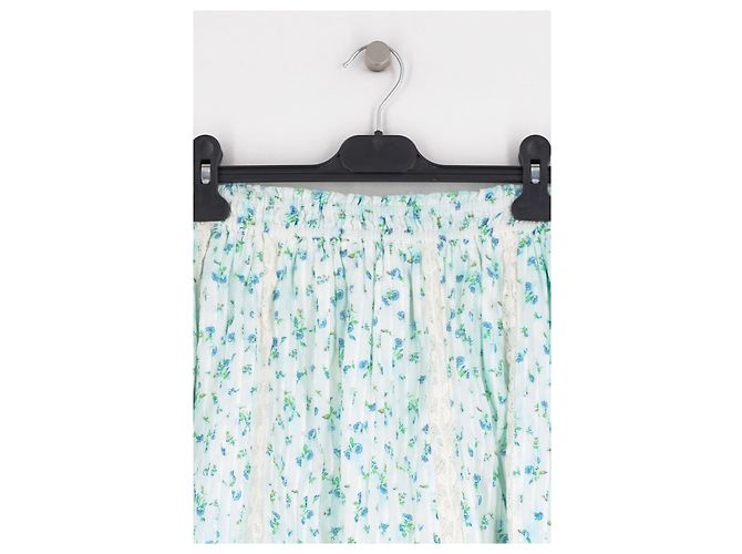 Autre Marque Falda de algodón azul LOVE SHACK FANCY XS - vista 2