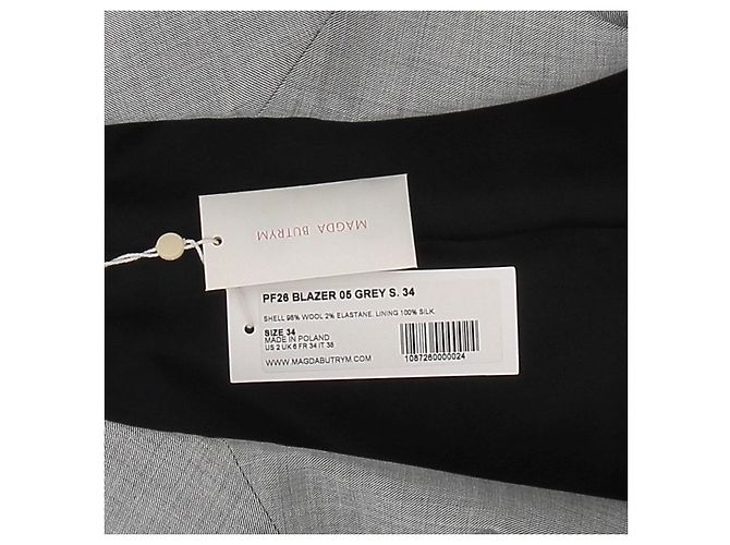 Blazer de lana gris Magda Butrym - vista 5