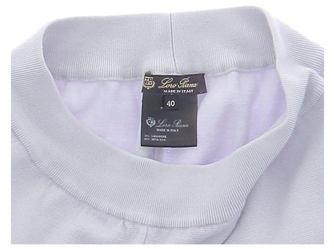 Loro Piana Pantalones de jogging de cachemira azul cielo - vista 5