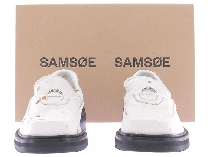 Samsoe & Samsoe Saryesgade Loafer aus Leder Weiß - Ansicht 8