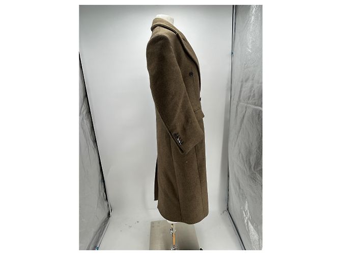 Autre Marque ROHE Long Khaki Wool Jacket - view 4