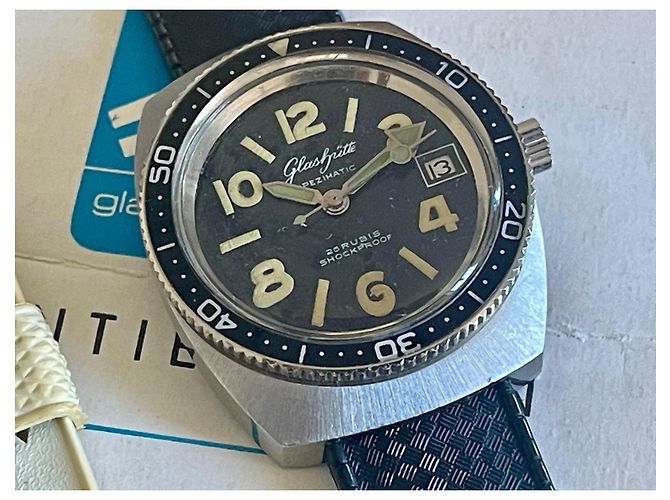 Autre Marque Relógio Automático Glashütte Spezimatic TS 200 Preto - vista 17