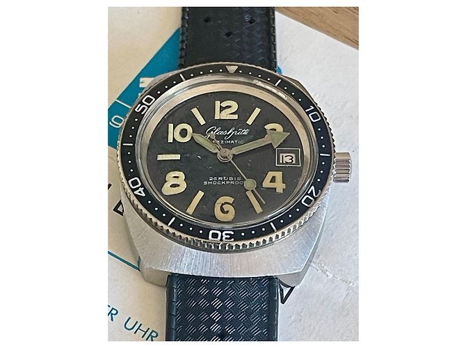Autre Marque Relógio Automático Glashütte Spezimatic TS 200 Preto - vista 18