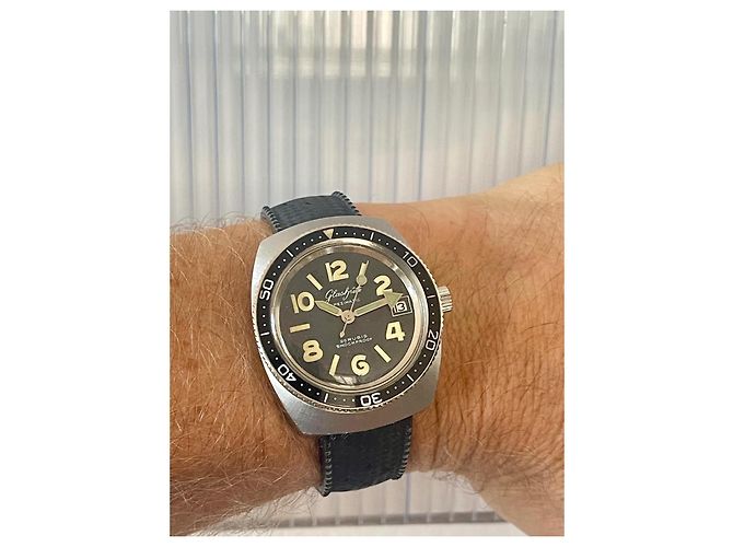 Autre Marque Relógio Automático Glashütte Spezimatic TS 200 Preto - vista 2