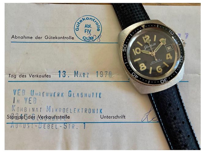 Autre Marque Glashütte Spezimatic TS 200 Automatikuhr Schwarz - Ansicht 11