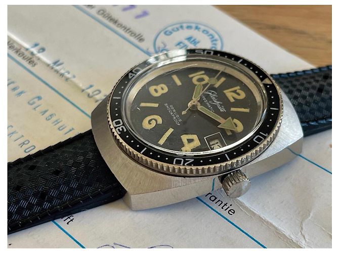 Autre Marque Glashütte Spezimatic TS 200 Automatikuhr Schwarz - Ansicht 14