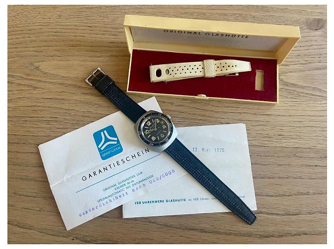 Autre Marque Relógio Automático Glashütte Spezimatic TS 200 Preto - vista 5