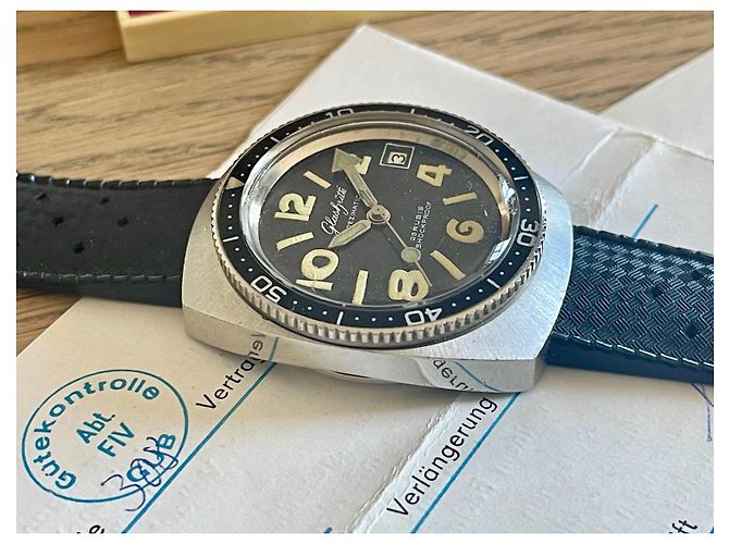Autre Marque Relógio Automático Glashütte Spezimatic TS 200 Preto - vista 8
