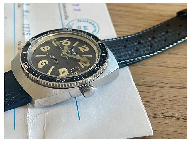 Autre Marque Relógio Automático Glashütte Spezimatic TS 200 Preto - vista 9