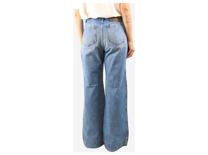Victoria Beckham Denim Jeans Blue Mid Wash - Größe L Blau - Ansicht 3