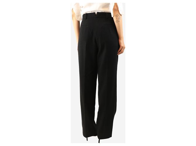 Autre Marque Black wool-blend trousers - size M - view 3
