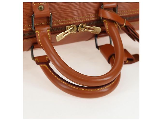 LOUIS VUITTON Epi Keepall 45 Boston Bag Brown M42978 LV - vista 7