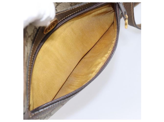 GUCCI GG Supreme Web Sherry Line Shoulder Bag PVC Beige 010 378 - vista 19
