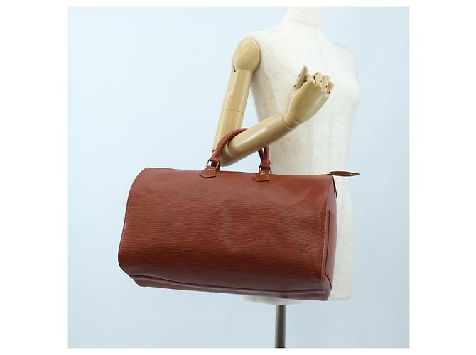 LOUIS VUITTON Epi Speedy 40 Hand Bag Brown Kenya M42983 LV - vista 27