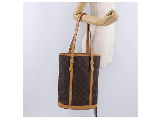 LOUIS VUITTON Monogram Bucket GM Shoulder Bag M42236 LV - vista 25