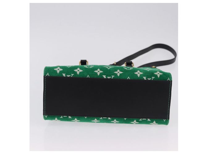 LOUIS VUITTON Monogram Jacquard Velvet On the Go PM Green M46216 - vista 11