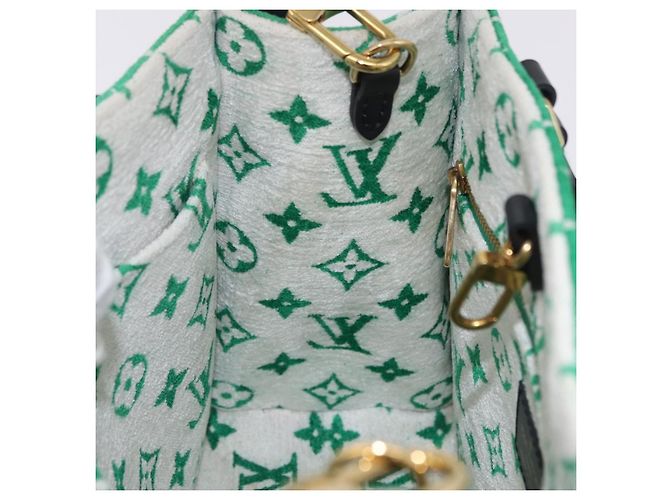 LOUIS VUITTON Monogram Jacquard Velvet On the Go PM Green M46216 - vista 19