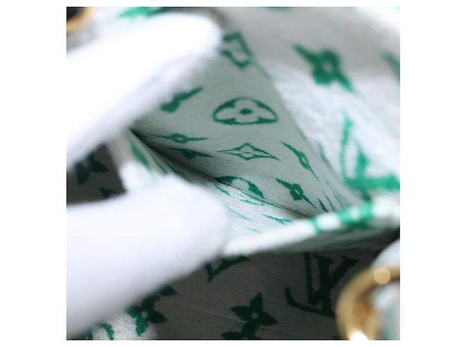 LOUIS VUITTON Monogram Jacquard Velvet On the Go PM Green M46216 - vista 22