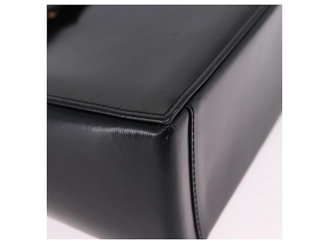 Autre Marque SAINT LAURENT Shoulder Bag Leather Black Gold - vista 10