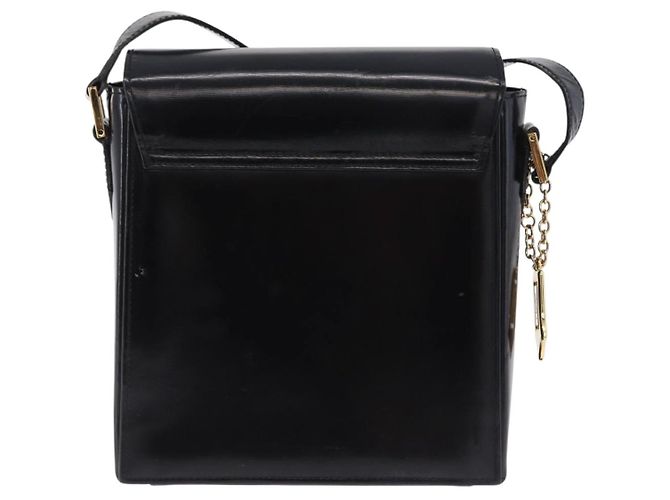 Autre Marque SAINT LAURENT Shoulder Bag Leather Black Gold - vista 3
