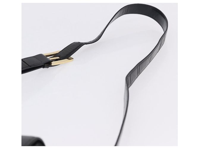 Autre Marque SAINT LAURENT Shoulder Bag Leather Black Gold - vista 8