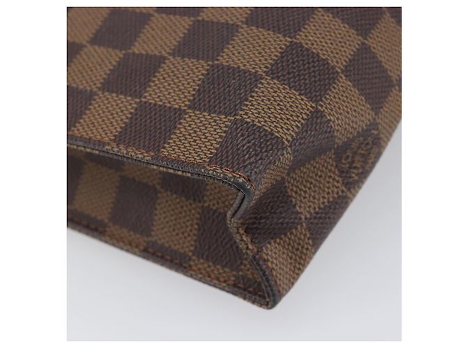 LOUIS VUITTON Damier Ebene Poche Toilette 26 Pouch N47543 LV - vista 14