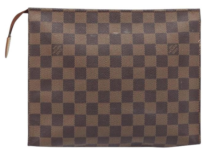LOUIS VUITTON Damier Ebene Poche Toilette 26 Pouch N47543 LV - vista 2