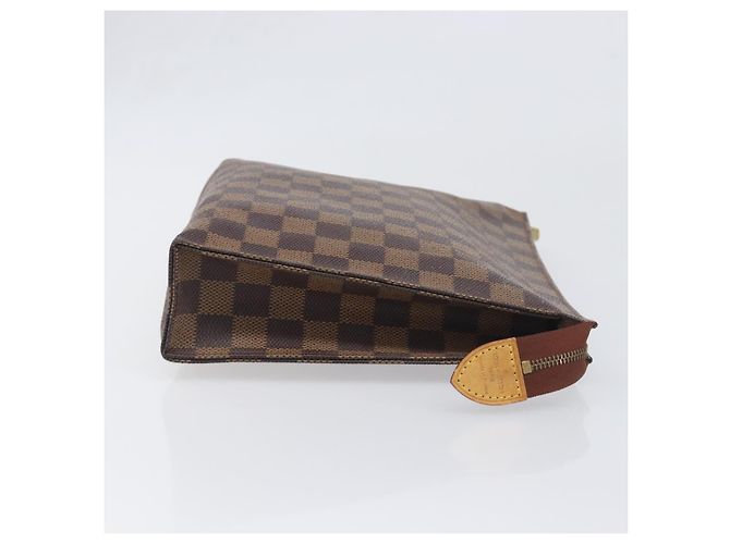LOUIS VUITTON Damier Ebene Poche Toilette 26 Pouch N47543 LV - vista 4