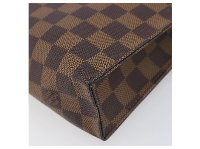LOUIS VUITTON Damier Ebene Poche Toilette 26 Pouch N47543 LV - vista 8